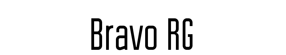 Bravo RG Font Download Free
